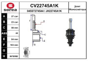 CV22745A1K EAI sada kĺbov hnacieho hriadeľa CV22745A1K EAI