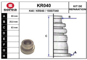 KR040 EAI manżeta hnacieho hriadeľa - opravná sada KR040 EAI