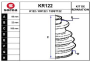 KR122 EAI manżeta hnacieho hriadeľa - opravná sada KR122 EAI