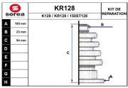 KR128 EAI manżeta hnacieho hriadeľa - opravná sada KR128 EAI