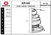 KR149 EAI manżeta hnacieho hriadeľa - opravná sada KR149 EAI