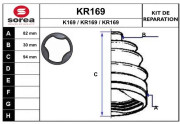 KR169 EAI manżeta hnacieho hriadeľa - opravná sada KR169 EAI