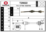 T29022 Hnací hřídel EAI