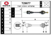 T29077 EAI hnací hriadeľ T29077 EAI