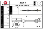 T29088 Hnací hřídel EAI