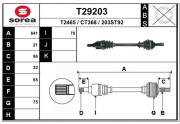 T29203 EAI hnací hriadeľ T29203 EAI