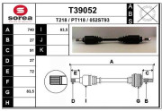 T39052 EAI hnací hriadeľ T39052 EAI