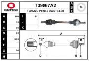 T39067A2 EAI hnací hriadeľ T39067A2 EAI