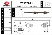 T39072A1 EAI hnací hriadeľ T39072A1 EAI