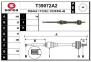 T39072A2 EAI hnací hriadeľ T39072A2 EAI