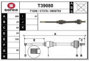 T39080 EAI hnací hriadeľ T39080 EAI