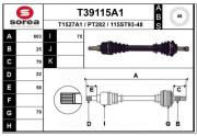 T39115A1 EAI hnací hriadeľ T39115A1 EAI