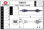 T39117 EAI hnací hriadeľ T39117 EAI