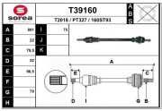 T39160 EAI hnací hriadeľ T39160 EAI