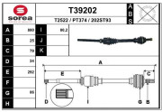 T39202 EAI hnací hriadeľ T39202 EAI