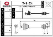 T49103 EAI hnací hriadeľ T49103 EAI