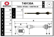 T49130A EAI hnací hriadeľ T49130A EAI