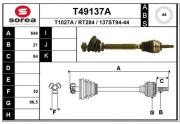 T49137A EAI hnací hriadeľ T49137A EAI