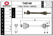 T49149 Hnací hřídel EAI