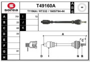 T49160A EAI hnací hriadeľ T49160A EAI