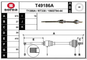 T49186A EAI hnací hriadeľ T49186A EAI