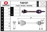 T49197 EAI hnací hriadeľ T49197 EAI