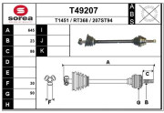 T49207 EAI hnací hriadeľ T49207 EAI