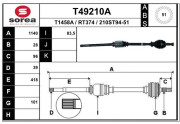 T49210A EAI hnací hriadeľ T49210A EAI
