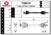 T49215 Hnací hřídel EAI