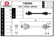 T49305 EAI hnací hriadeľ T49305 EAI