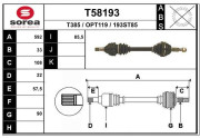 T58193 EAI hnací hriadeľ T58193 EAI