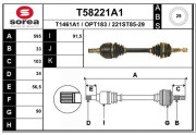T58221A1 Hnací hřídel EAI