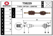 T58229 EAI hnací hriadeľ T58229 EAI