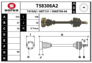 T58306A2 Hnací hřídel EAI