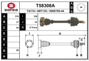 T58308A Hnací hřídel EAI