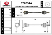 T58334A Hnací hřídel EAI