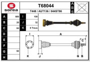 T68044 EAI hnací hriadeľ T68044 EAI