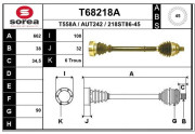 T68218A EAI hnací hriadeľ T68218A EAI