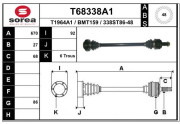 T68338A1 EAI hnací hriadeľ T68338A1 EAI