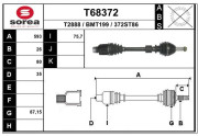 T68372 Hnací hřídel EAI