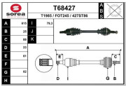 T68427 EAI hnací hriadeľ T68427 EAI