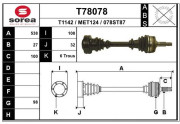 T78078 Hnací hřídel EAI