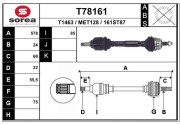 T78161 EAI hnací hriadeľ T78161 EAI