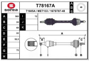 T78167A EAI hnací hriadeľ T78167A EAI