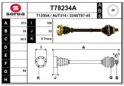 T78234A EAI hnací hriadeľ T78234A EAI