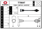 T78647 EAI hnací hriadeľ T78647 EAI