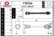 T78704 EAI hnací hriadeľ T78704 EAI