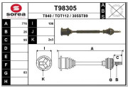 T98305 Hnací hřídel EAI