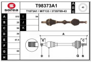 T98373A1 EAI hnací hriadeľ T98373A1 EAI