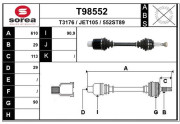 T98552 Hnací hřídel EAI